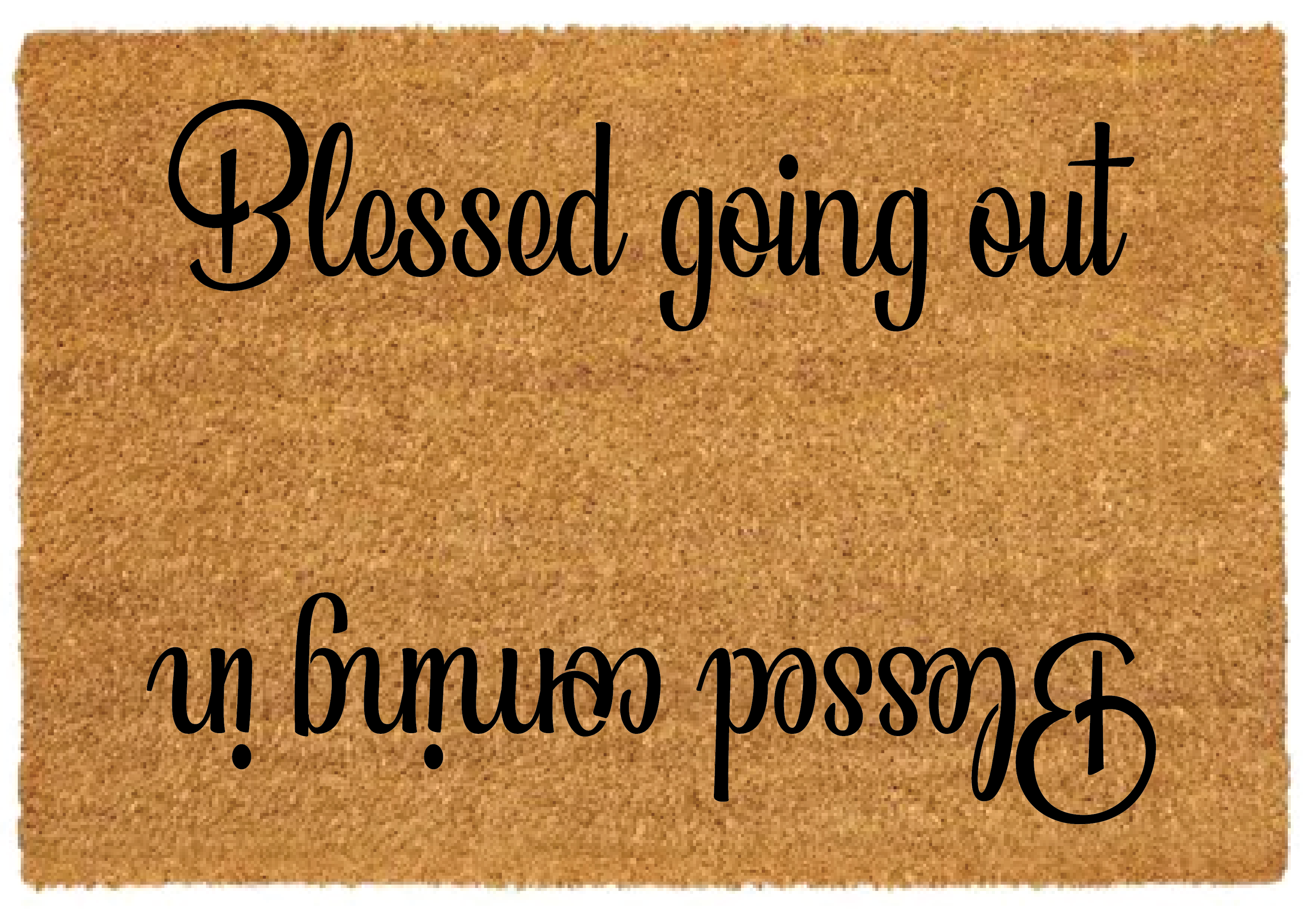 Blessed Coir Doormat