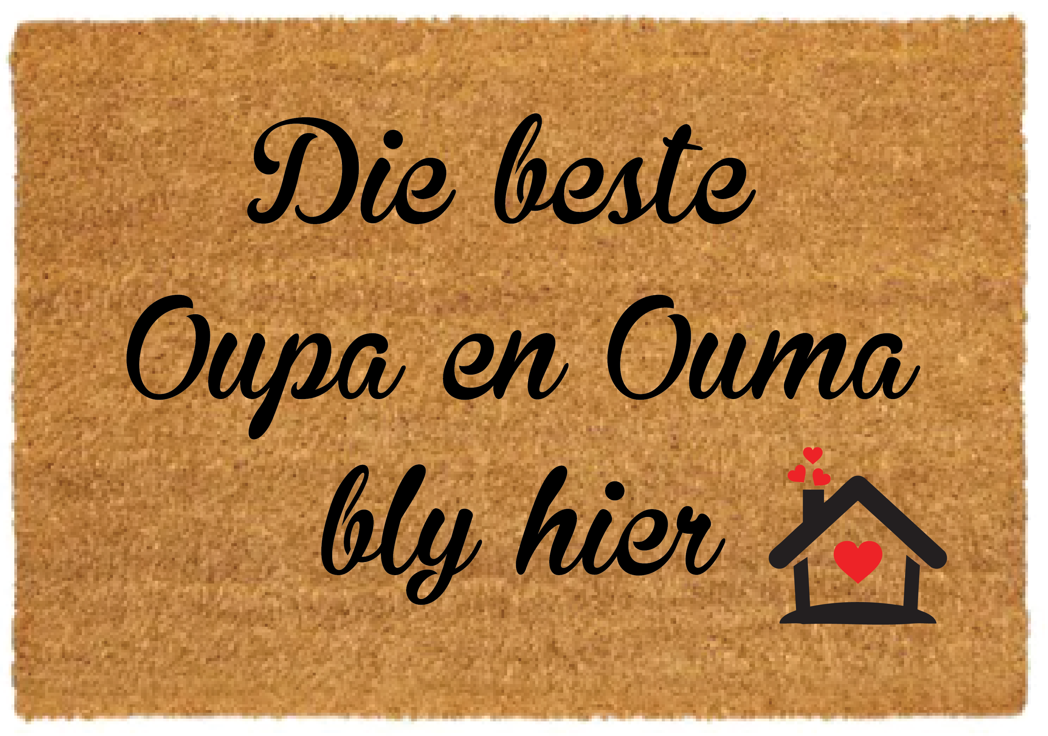 Beste Oupa & Ouma Coir Doormat