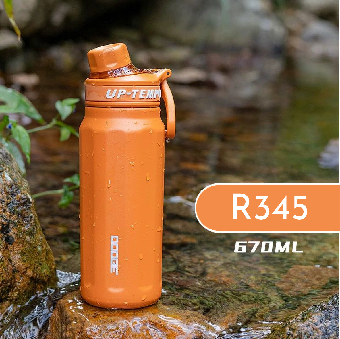 Dodge Up Tempo Water Bottle – 675ml (Screw Cap)