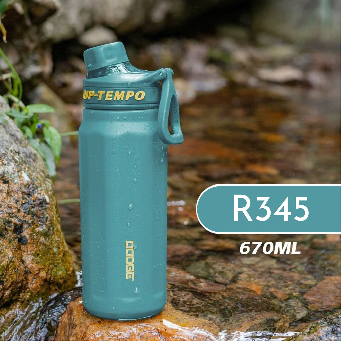 Dodge Up Tempo Water Bottle – 675ml (Screw Cap)
