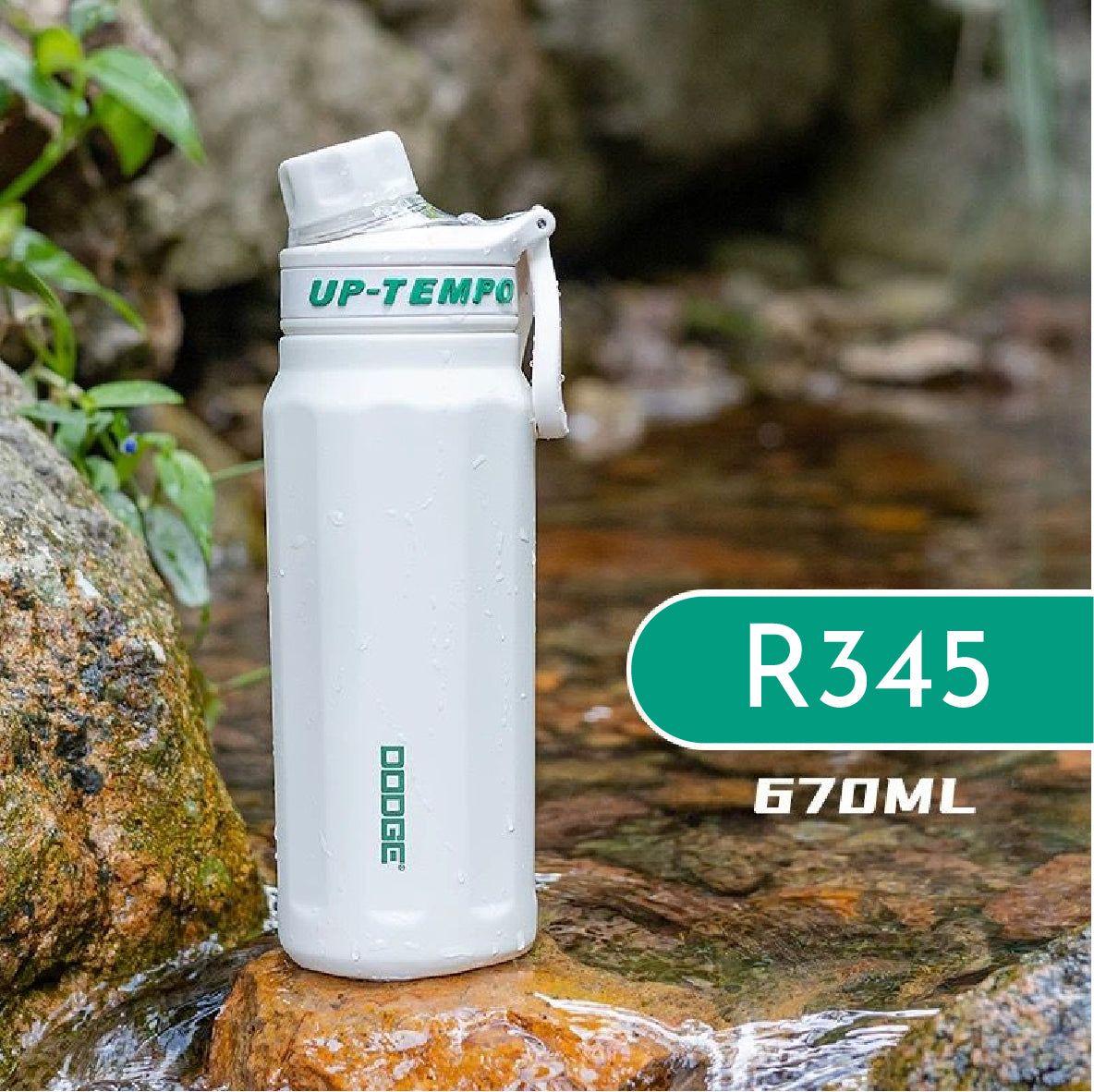Dodge Up Tempo Water Bottle – 675ml (Screw Cap)